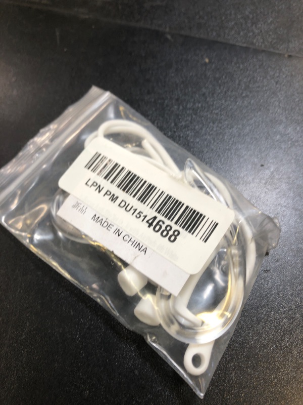 Photo 1 of A-Focus Anti-Slip Set for AirPods 4 Silicone Adjustable Ear Hook Ergonomic Design Wings Wingtip Ear Hooks Tips Strap Sport Earbuds Accessories Eartip Compatible with AirPods 4th White