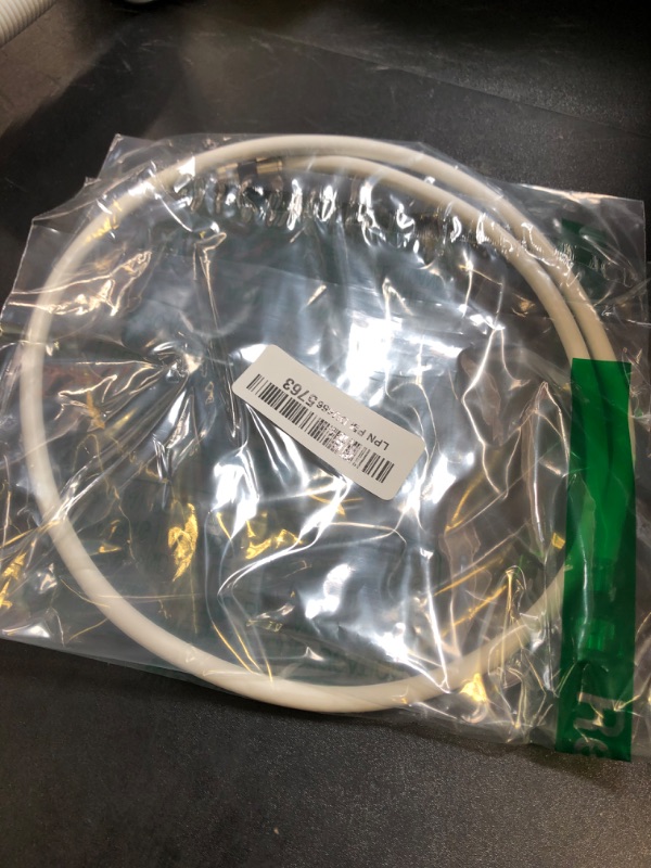 Photo 1 of 3FT G-PLUG RG6 Coaxial Cable Connectors Set – High-Speed Internet, Broadband and Digital TV Aerial, Satellite Sky Cable Extension – Weather-Sealed Double Rubber O-Ring and Compression Connectors White