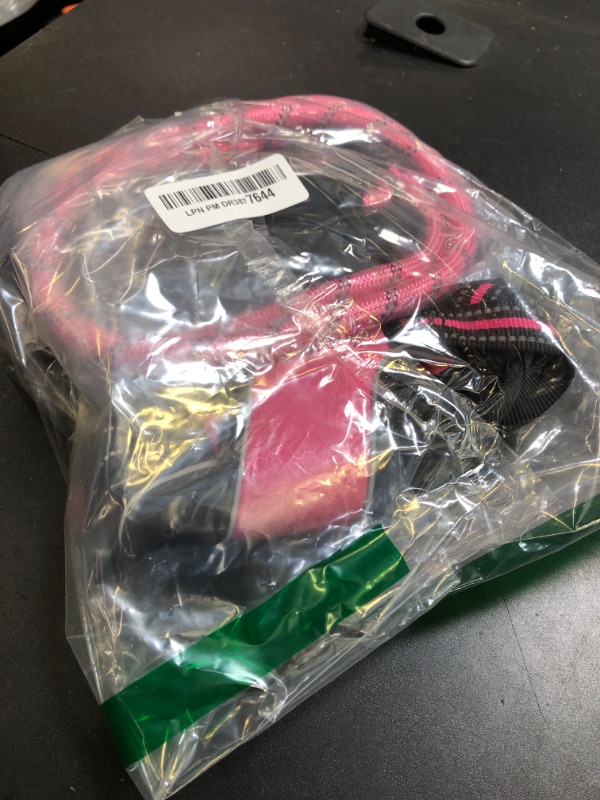 Photo 1 of tobeDRI No Pull Dog Harness Adjustable Reflective Oxford Easy Control Medium Large Dog Harness with A Free Heavy Duty 5ft Dog Leash (M (Neck: 14.5"-20.5", Chest: 22"-28"), Pink Harness+Leash)