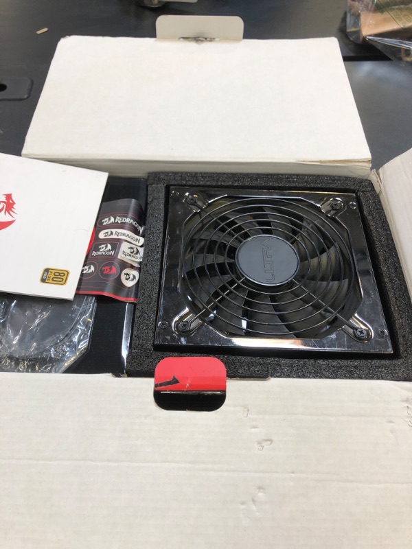 Photo 1 of Redragon RGPS-850W 80+ Gold 850 Watt ATX 3.0 & PCIe 5.0 Fully Modular Power Supply w/ 80 Plus Gold Certified, Compact 160mm Size, Smart ECO Low Noise RGB Fan, 100% Japanese Capacitors, Full Mod Cables