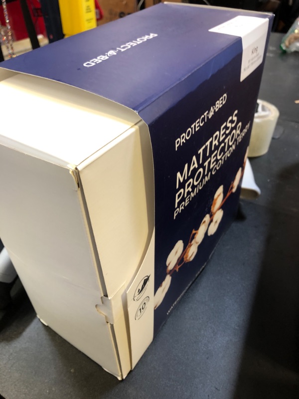 Photo 1 of Protect-A-Bed, Premium Cotton-Terry Mattress Protector, Waterproof, 5-sided, King
