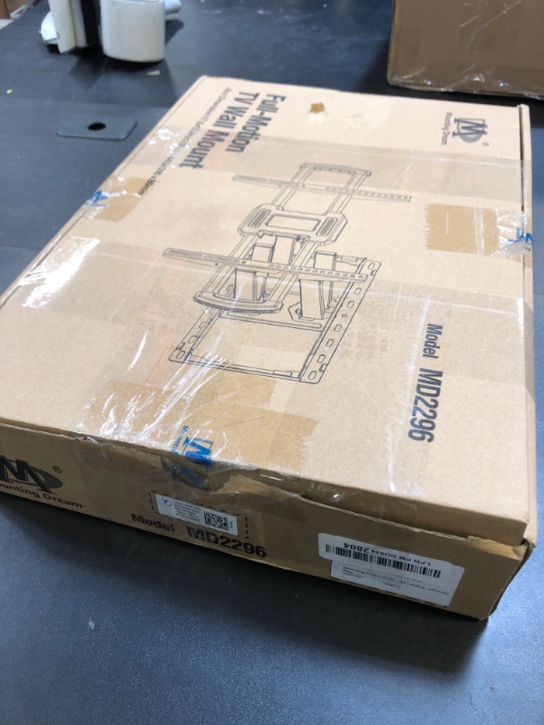 Photo 1 of Mounting Dream TV Wall Mount, UL Listed Full Motion Mount Bracket for 42-84 Inch Flat Screen TVs, Swivel Articulating Dual Arms, Max VESA 600x400mm, 100 LBS Loading, Fits 16 Inches Wood Studs, MD2296