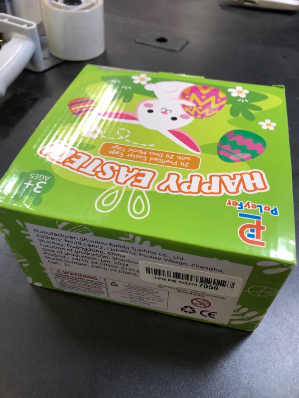 Photo 1 of PaLeyFer 24 Pack Prefilled Easter Eggs with Squishy Toys Inside for Kids, Easter Basket Stuffers Fillers Mochi Stress Relief Toys for Easter Hunt, Easter Gifts, Classroom Prizes, Small