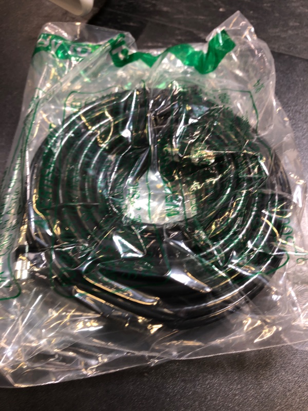 Photo 1 of RELIAGINT 25ft RG6 Black 75 ohm Coaxial Cable with F Connector, F81 Double Female Adapter, Low Loss High-Speed Coax Cable Cord Extender for HD TV, Dish, Satellite, Antenna, TV Cable 25'