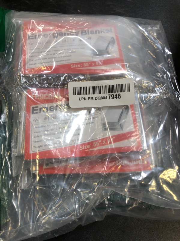 Photo 1 of Frocopo 6 Pack Emergency Mylar Blanket, Emergency Blanket Space Blanket Survival Rescue Insulating Reflective foil kit Outdoors Hiking Camping Blanket Perfect for Outdoors, Hiking, Camping Survival