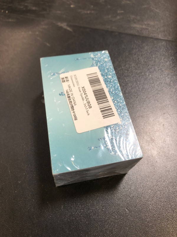 Photo 1 of RXBC2011 Azure Sparkle Appointment Reminder Pack of 100 Cards 2x3.5 Inch Dimensions