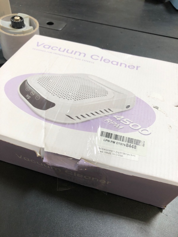 Photo 1 of cocobeen Nail Dust Collector: Vacuum Fan Dust Collector Powerful Suction Extractor Portable Machine - Professional Manicure Pedicure Tool with Reusable Filter for Acrylic Nail Art Salon and Home