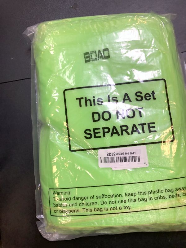 Photo 1 of 200 Pcs Fruit Protection Bags - Netting Bags with Drawstring for Fruit & Vegetable Protection (Green, 8 x 12 Inch)
