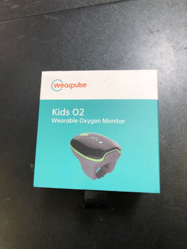 Photo 1 of Wearpulse Children Pulse Oximeter KidsO2 Ring, Continuous Kids O2 Sat Monitor Finger for Oxygen with Audible Reminder, Rechargeable Pulse Ox Tracking Child's Blood Oxygen Saturation & Pulse Rate for 3~10 Years Old Kids, with App & PC Chart Report