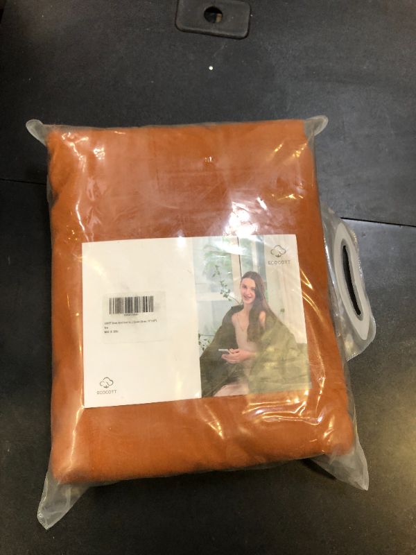 Photo 1 of ECOCOTT Brown Duvet Cover Super Queen Size, 100% Washed Cotton 1 Duvet Cover with Zipper and 2 Pillowcases, Ultra Soft and Easy Care Breathable Cozy Simple Style Bedding Set (98"x90")