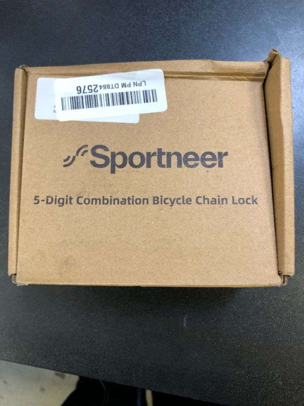 Photo 1 of Sportneer Bike Lock: 5 Digit Combination High Security Anti Theft Bike Chain Lock - 3.2/3.6/4ft Heavy Duty Resettable Keyless Bicycle Lock for Bike, Motorcycle, Scooter, Door & Gate - 6mm Thick