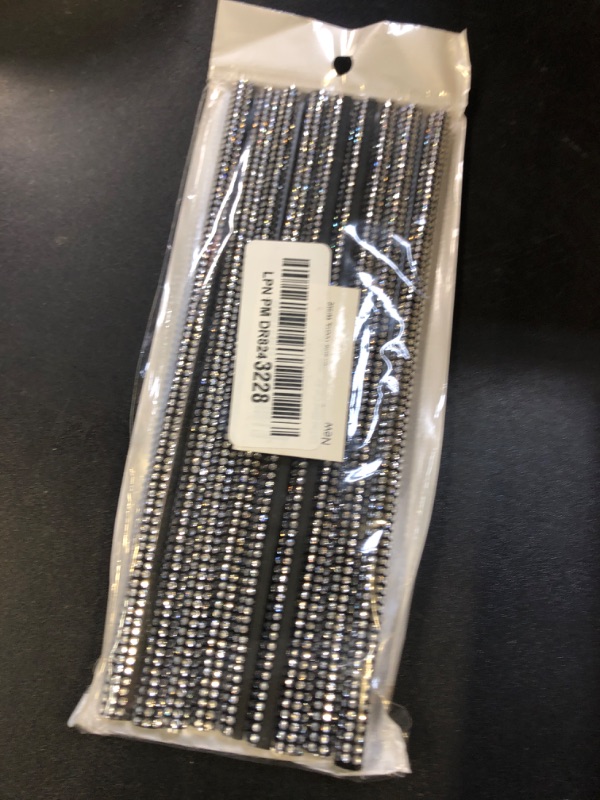Photo 1 of LivTee Bling Car Air Vent Outlet Moulding Trim, 10PCS Car Air Conditioner Decoration Strip, Bling Rhinestone Diamond Car Interior Accessories for Women and Teens, White