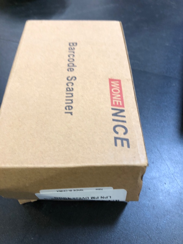 Photo 1 of WoneNice Wireless 1D 2D Barcode Scanner, Handheld QR Code Scanner CMOS Image Bar Code Reader for Computer POS, Supports Automatic Screen Scaning, Black