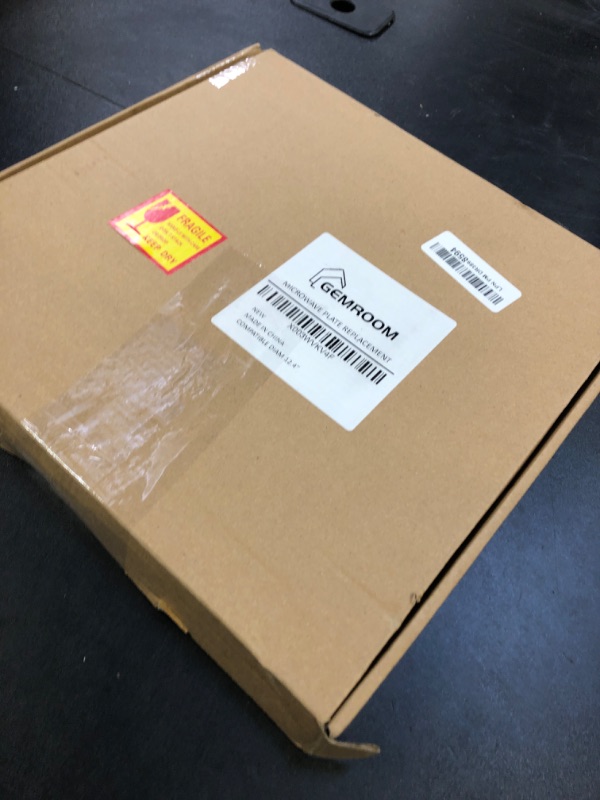 Photo 1 of Gemroom 12.4" Microwave Glass Plate for GE, Frigidaire 12 3/8 inch Microwave Turntable, Replaces WB48X24079 5304509437 Microwave Glass Turntable