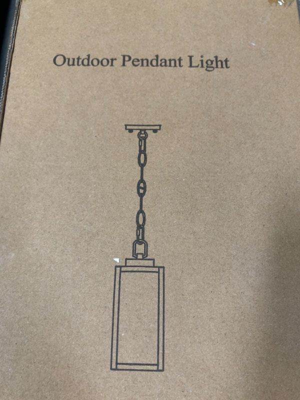 Photo 1 of black outdoor pendant light 