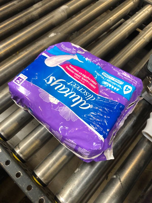 Photo 1 of Always Discreet Adult Incontinence Pads for Women, Moderate Absorbency, Long Length, Postpartum Pads, Up to 100% Bladder Leak Protection, 54 Count (Packaging May Vary)