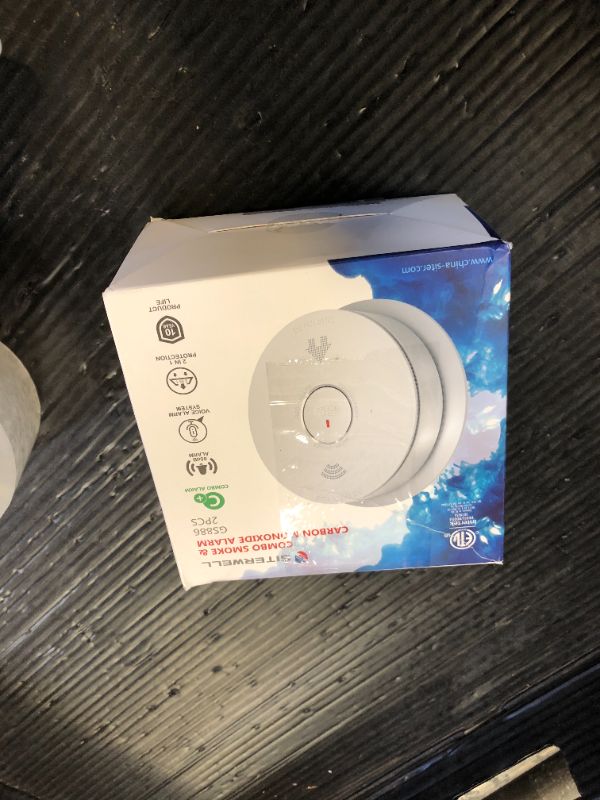Photo 1 of Siterwell  Alarm and Carbon Monoxide Detector, Smoke and Carbon Monoxide Detector with Voice Speaker, LED Light, Auto-Check, Smoke Detector Conforms to UL 217 & UL 2034 Standards, 2 Pack