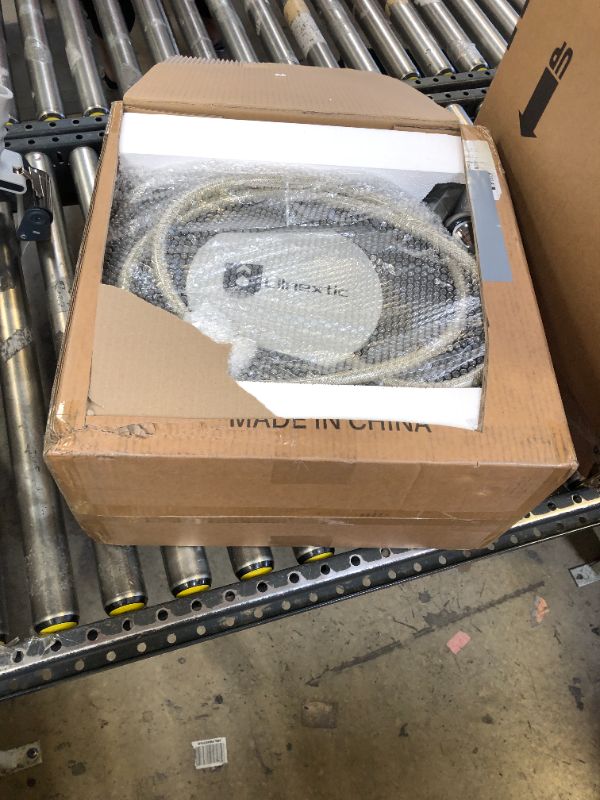 Photo 1 of Retractable Garden Hose Reel, 1/2 in x 100 ft Wall Mounted Hose Reel, 10-Pattern Spray Nozzle, Any Length Lock/Slow Return System/Wall Mounted/180°Swivel Bracket