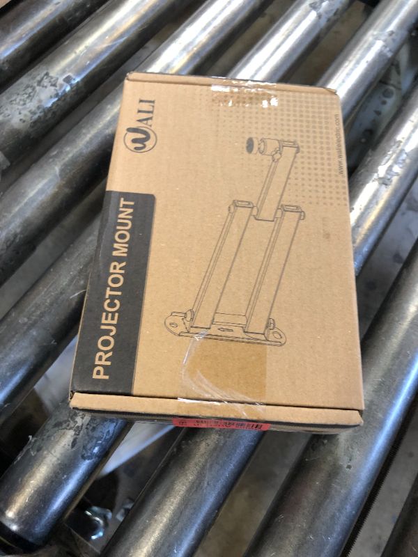 Photo 1 of WALI Foldable Projector Wall Mount Universal Adjustable Wall Projector Mount Aluminum Alloy Projectors Stand,1/4" M4 M6 Screw Size,(1330LM-PM), Black