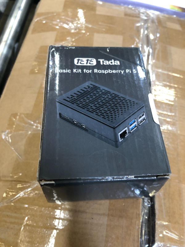 Photo 1 of Tada for Raspberry Pi 5 8GB Basic Kit Including Pi 5 8GB Board, Pi 5 ABS Case and Active Cooler (8GB RAM)