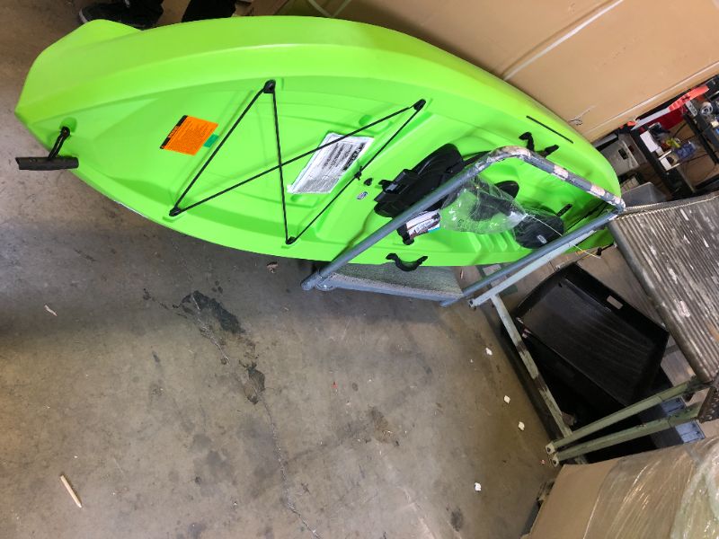 Photo 1 of Lifetime Tioga Sit-On-Top Kayak with Paddle, Lime, 120"