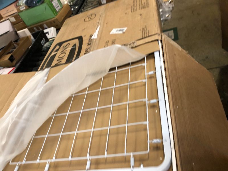 Photo 1 of Delta Children Simmons Kids Aria Full Size Portable Folding Crib - Greenguard Gold Certified, Bianca White