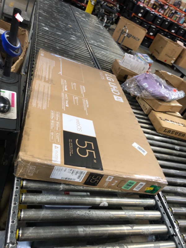 Photo 1 of MISSING POWER CORD / SOLD FOR PARTS  **** LG 55-Inch Class UT75 Series LED Smart TV 4K Processor Flat Screen AI-Powered with Alexa Built-in (55UT7570PUB, 2024)