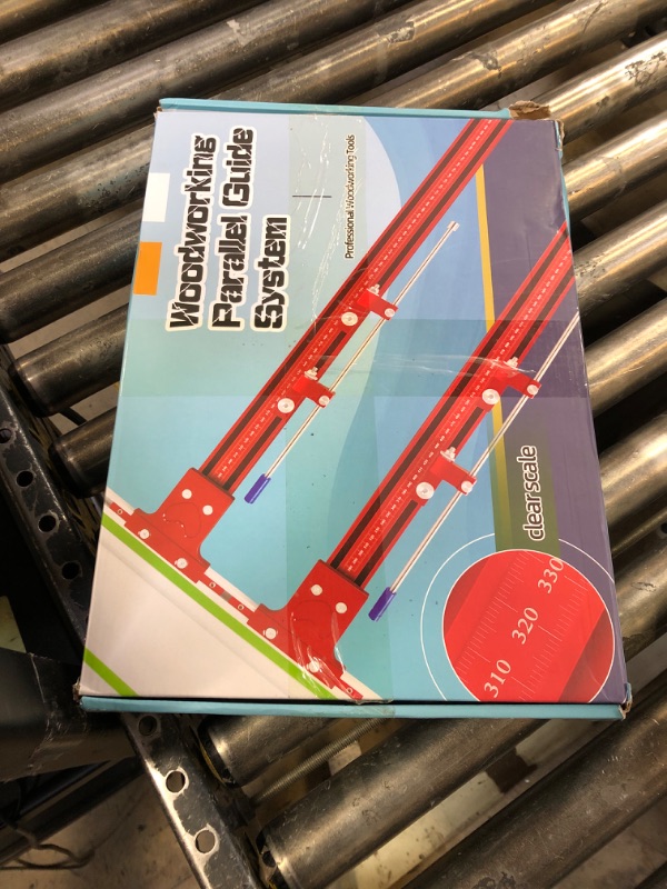 Photo 1 of Parallel Rail Guide System (Updated Version), Woodworking Track Saw Guide Rail Joining Set Aluminium Alloy Circular Saw Track Set Fixed Guide Rail Bracket Universal T-Track Auxiliary Tool