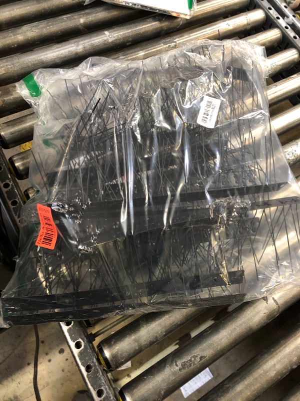 Photo 1 of OFFO Black Bird Spikes Pre-Assembled for Pigeons Birds, Cover 24 Feet Durable Bird Spikes with Stainless Steel for Fence Roof Mailbox Window