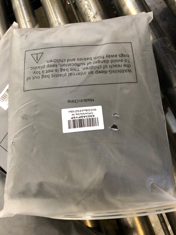 Photo 1 of Easy-Going Outdoor Fire Pit Cover Round 36" Dx20 H, Durable Outdoor Gas Firepit Cover, Waterproof and Weatherproof Cover for Fire Pit, Black