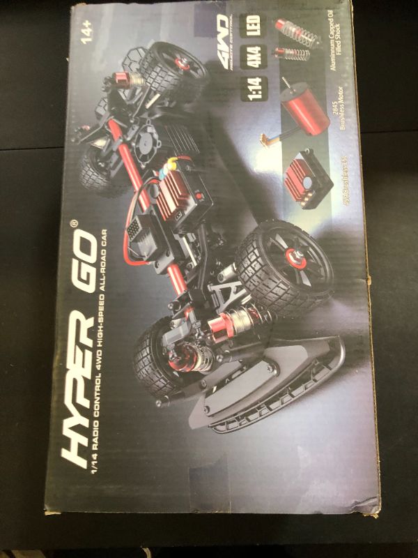 Photo 1 of TesPower MJX Hyper Go 14301 Brushless RC Car, 1/14 2.4G 4WD Off-Road Racing Drift Remote Control Car, 42KM/H high Speed Electric Hobby Toy Truck