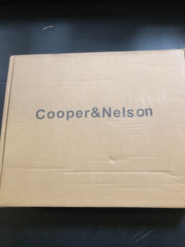 Photo 1 of Cooper & Nelson Men's Suit Slim Fit, 3 Piece Suits for Men, One Button Solid Jacket Vest Pants with Tie, Tuxedo Set Black M