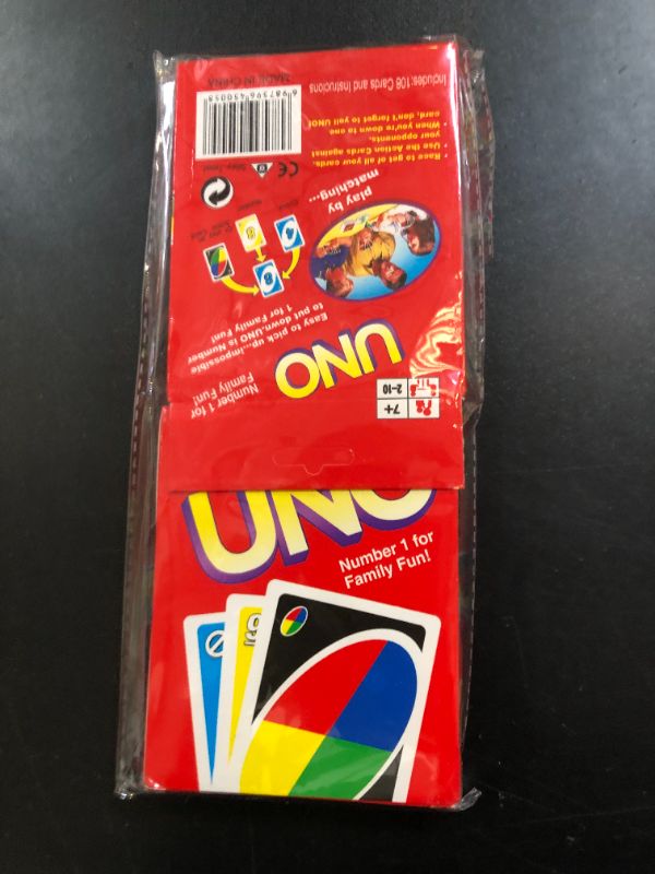 Photo 1 of UNO Card Game (2 Pack)