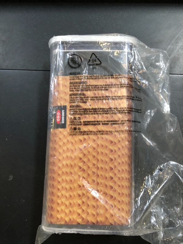 Photo 1 of OXO Good Grips POP Container - Rectangle Tall 3.7 Qt, transparent