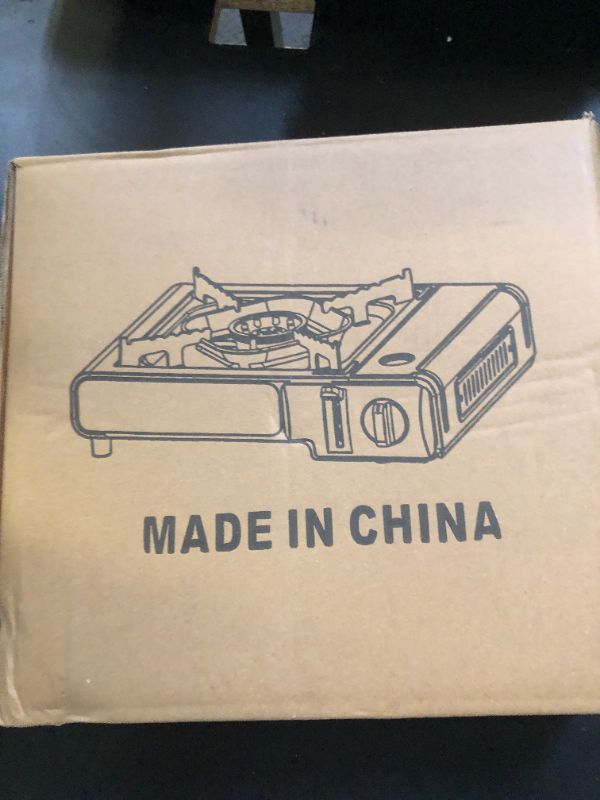 Photo 1 of SHINESTAR Dual Fuel Stove with Butane & Propane Compatibility, Portable Camping Stove for Outdoor Cooking, Propane Adapter Hose and Carrying Case Included, 7800 BTUs Output