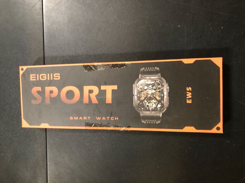 Photo 1 of Military Smart Watch for Men 5ATM Waterproof with Call 2.02" Large Screen Rugged Outdoor Tactical Smartwatch with Compass Fitness Watch with Heart Rate Blood Pressure Monitor for iPhone Android Phone