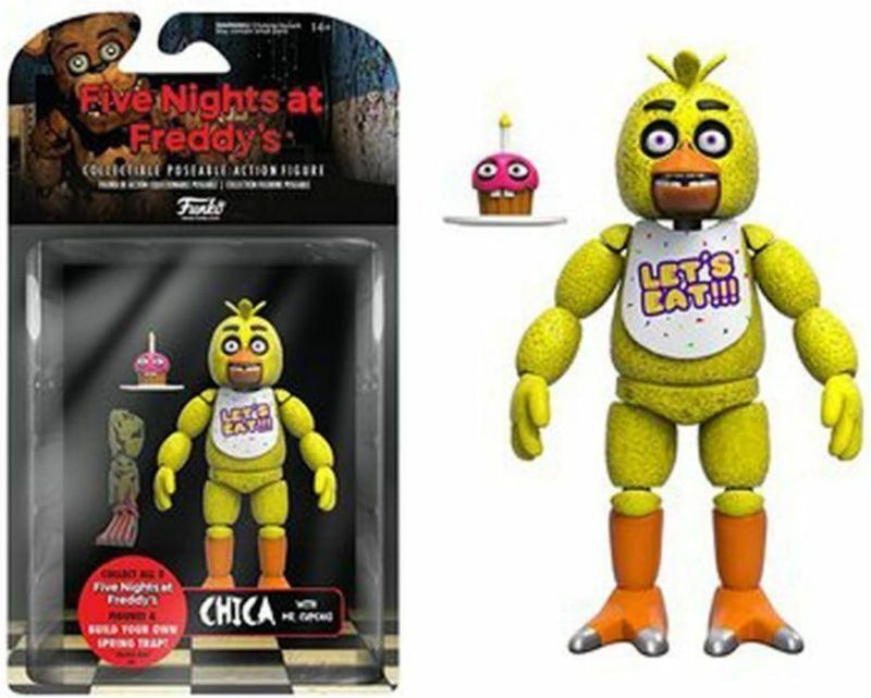 Photo 1 of Nights Freddy Action Figure Articulated FNAF Figuries Joint Movable Action Figure Gift for Fans Kids (Golden Freddy, Series 1)