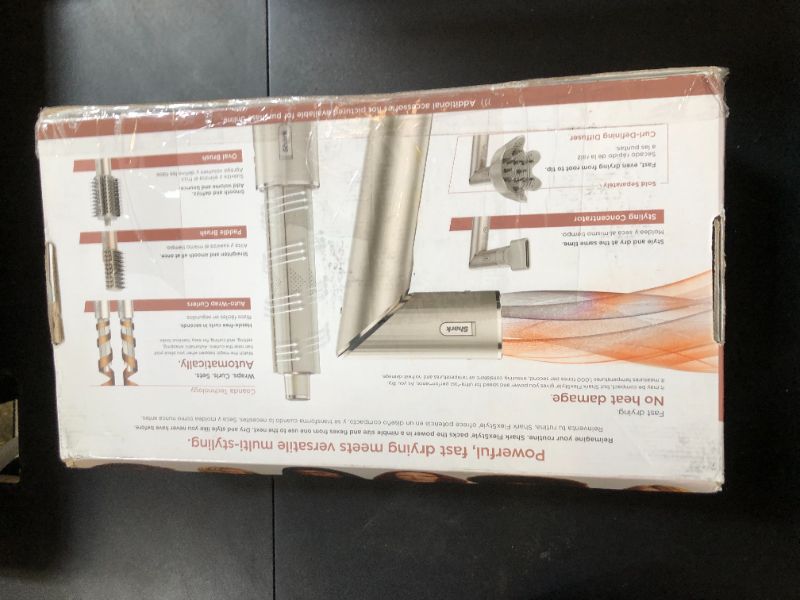 Photo 1 of Shark HD430REF (Refurbished) FlexStyle Air Styling & Drying System, Powerful Hair Dryer Brush & Multi-Styler with Auto-Wrap Curlers, Paddle Brush, Oval Brush, Concentrator Attachment, Stone (Renewed)
