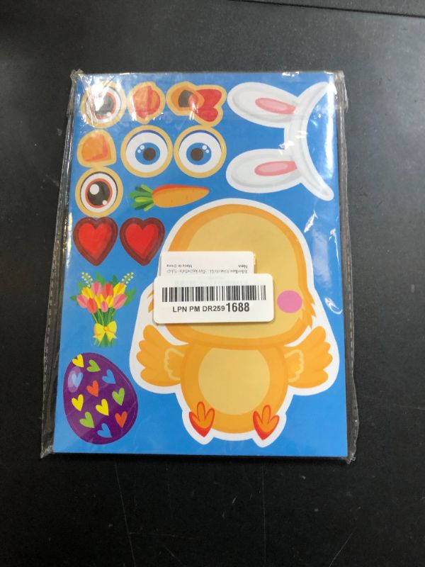 Photo 1 of 36 Sheet Easter Stickers for Kids,Easter Basket Stuffers,Make a Face Sticker with Animal Egg Themed,Make Your Own Stickers,Decorations Gift Kids Party Favor Supplies Crafts