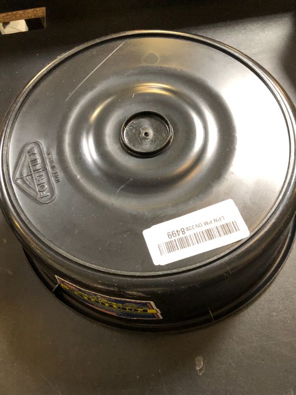 Photo 1 of Fortiflex Mini Feed Pan for Dogs and Horses, 5-Quart, Black