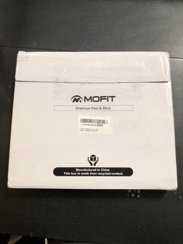 Photo 1 of MOFIT Backsplash Tile for Kitchen Peel and Stick Stone Matte Finish,Bathroom Tiles Stickers 3D Wall Panel Linear Mosaic Marble Backsplash Waterproof(10sheets,Cement Grey)