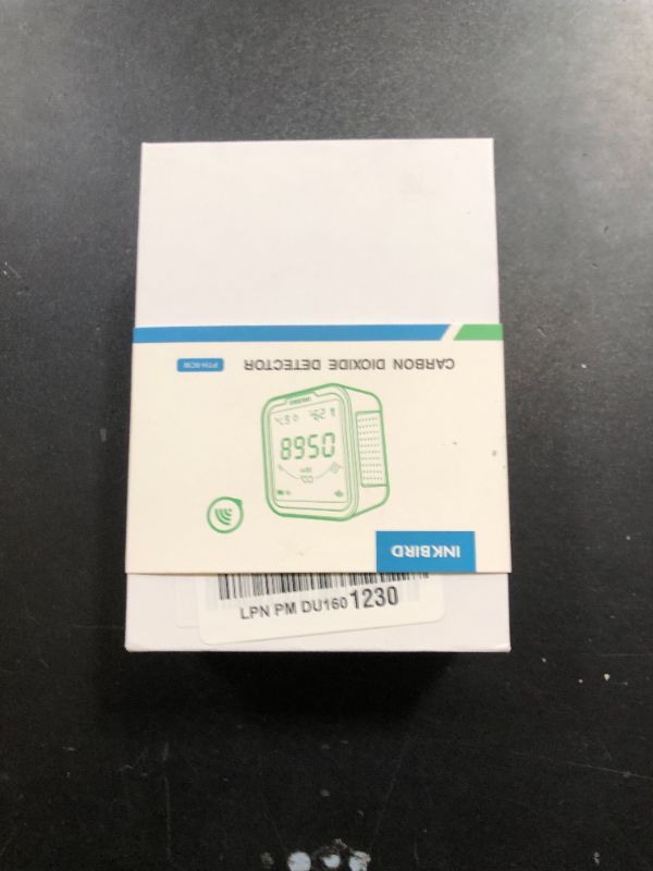 Photo 1 of INKBIRD WiFi Indoor Air Quality Monitor, CO2 Detector, Accurate NDIR Sensor, Temperature and Relative Humidity, Indoor CO2 Meter with Data Logger, for Cars, Wine Cellars, Grow Tents, Homes (INK-CO2W).