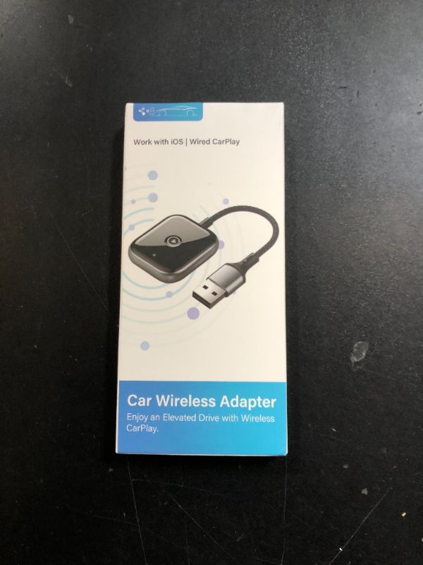 Photo 1 of Wireless CarPlay Adapter for Apple CarPlay, Easy to Upgrade Wired CarPlay to Wireless, Instant Connectivity, Super Mini Car Play Dongle for iPhone Fit for Cars with Built-in CarPlay