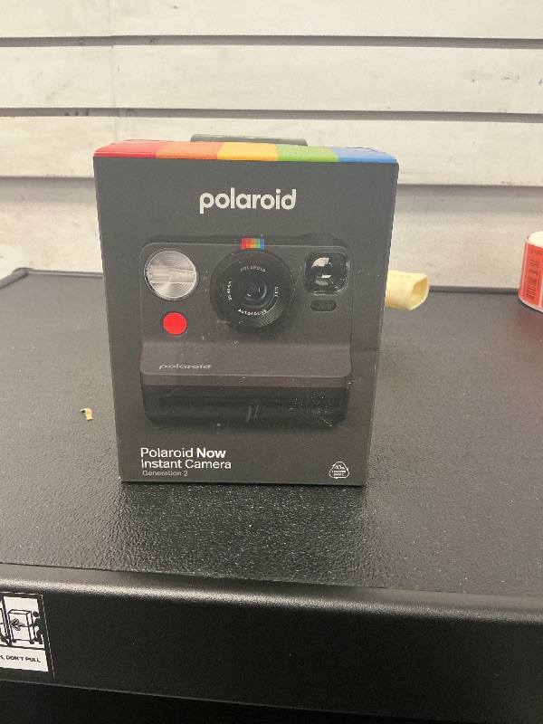 Photo 1 of Polaroid Now 2nd Generation I-Type Instant Film Camera - Black (9095)