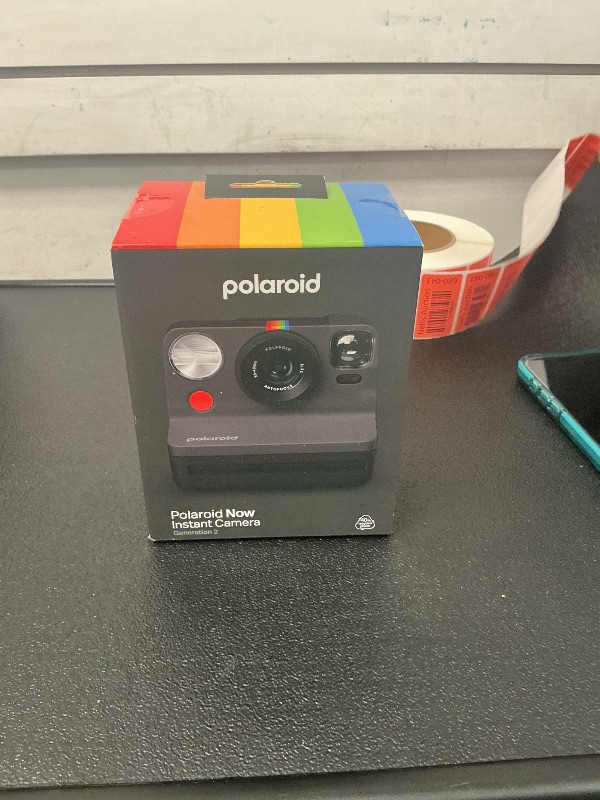 Photo 1 of Polaroid Now 2nd Generation I-Type Instant Film Camera - Black (9095)