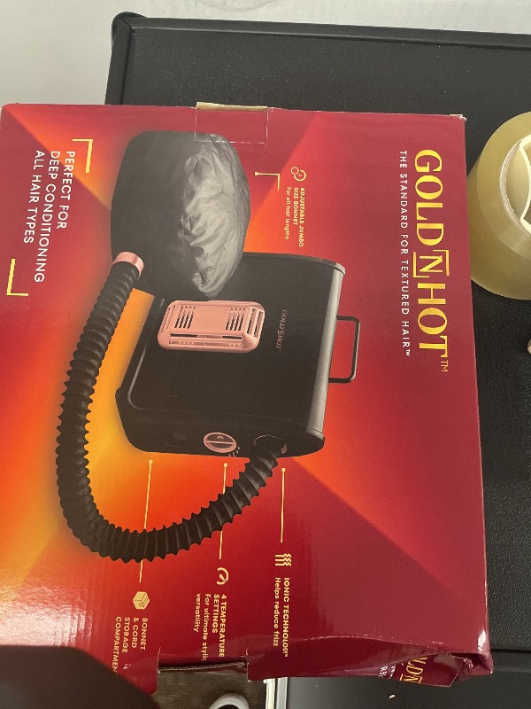 Photo 1 of GOLD N HOT Ionic Soft Bonnet Dryer