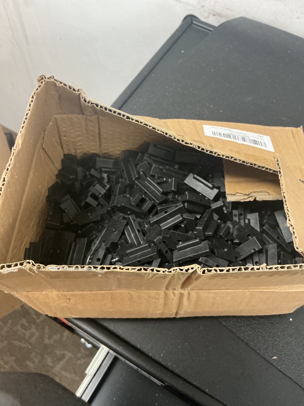 Photo 1 of CNQLIS 300PCS Hidden Deck Fasteners T Clips, Universal Nylon Clips for Installing Composite Deck Boards with Screws and Drill Bits