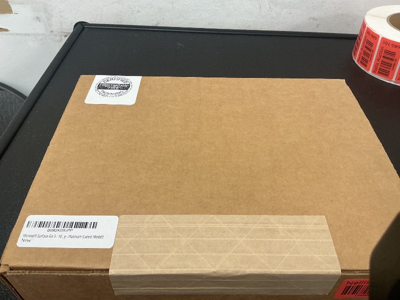 Photo 1 of Microsoft Surface Go 3 - 10.5" Touchscreen - Intel® Pentium® Gold - 4GB Memory - 64GB eMMC - Device Only - Platinum (Latest Model)