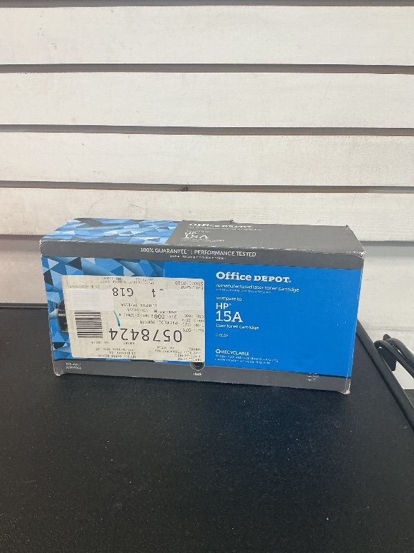 Photo 1 of Office Depot Remanufactured Toner Cartridge Replacement for HP C7115A ( Black )