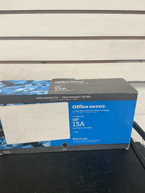 Photo 1 of Office Depot Remanufactured Toner Cartridge Replacement for HP C7115A ( Black )